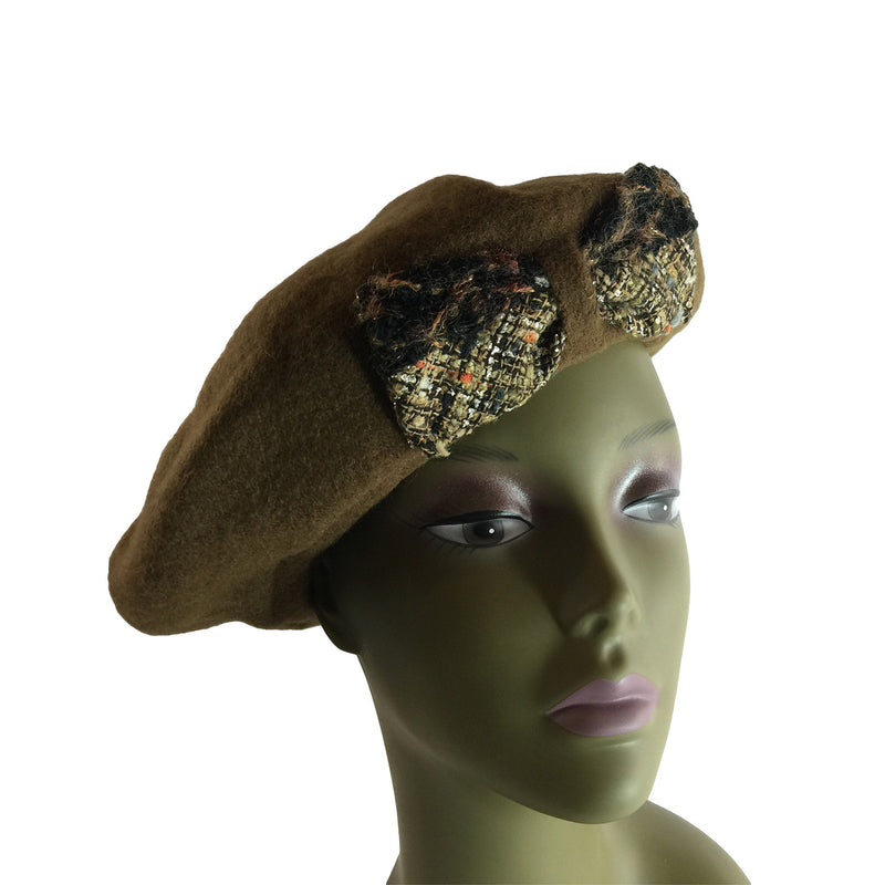 FULLING BERET RIBBON - GraceHats Beret Grace Hats - Grace Hats