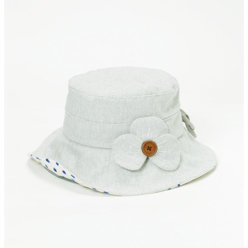 STITCHED FLOWER HAT - GraceHats Hat Grace Hats - Grace Hats